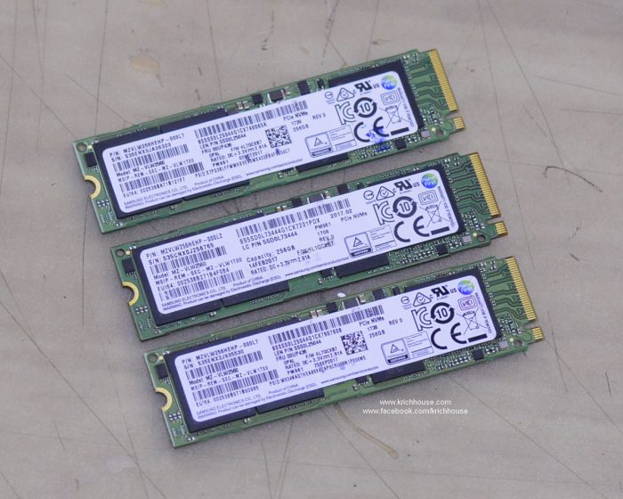 SAMSUNG PM961 (960 EVO) / 256GB / Read/Write : 3200/1400