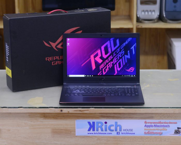 Asus Zephyrus GM501GS / 6-Core i7-8750H RAM 16GB SSD 256GB + HDD 1TB GTX1070(8GB) FHD-IPS 144Hz 3ms G-SYNC Win10License / FullBox / Warranty 17-09-2020