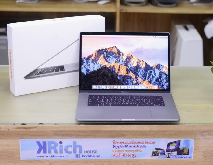 TOP MODEL – MacBook Pro 15-inch 2017 Touch Bar / Space Gray / Core-i7 / 2.9GHz / 16GB / 512GB/ FullBox
