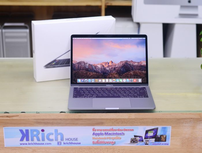 MacBook Pro 13-inch 2018 – Touch Bar (SPG) / Quad-Core i5 2.3GHz. RAM 8GB SSD 256GB Iris Plus 655 (1.5GB) / FullBox / Wrt. 1-5-2020