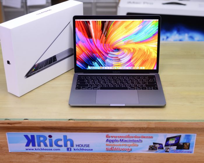 MacBook Pro 13-inch Retina 2019 Touch Bar - Space Gray i5 2.4GHz RAM 8GB SSD 256GB Iris Plus 655 (1.5GB) / Box / Warranty 07-08-2020
