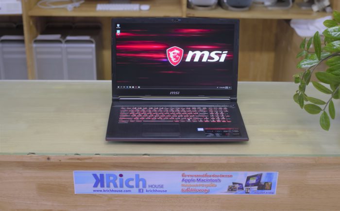 MSI GP73 8RE Leopard Gaming Notebook / 6-Core i7-8750HQ RAM 8GB SSD 128GB + 1 TB 7200 RPM GeForce GTX 1060 (6GB GDDR5)