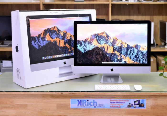iMac 27-inch Retina 5K Late 2015 / Quad-Core i5 3.2GHz * RAM 32 GB (upgrade)  HDD 1TB R9 M380 (2GB) / Full Box * AppleCare 10 – 08 – 2020