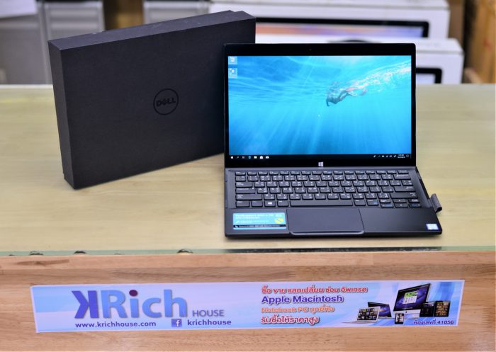 Dell XPS 12-9250 (12.5 นิ้ว - จอทัชสกรีน) Core M7-6Y75 1.2GHz RAM 8GB SSD 512GB Intel HD 515 4K Touch Screen * Warranty on-site 23/11/2021
