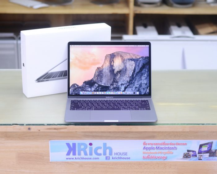 MacBook Pro 13″ 2017 (Space Gray) Core i5 2.3GHz RAM 8GB SSD 128GB Iris Plus 640 (1.5GB) / Full Box / Apc. 13-8-2020