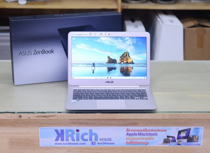 Asus Zenbook UX305/ CoreM3-6Y30 /RAM 4GB /SSD 128GB /Intel HD Graphics 515 / Win10 /Bag/ Full Box