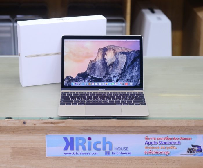 MacBook Retina 12-inch 2017 ( Gold ) / Core M3 1.2GHz RAM 8GB SSD 256GB Intel HD 615 (1.5GB) /FullBox