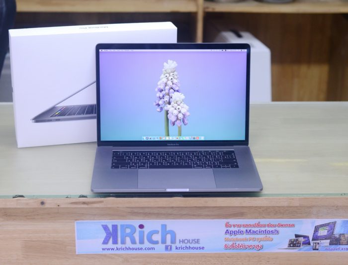 TOP MODEL - MacBook Pro 15-inch 2019 -Touch Bar (SPG) / 8-Core i9 2.3GHz RAM 16GB SSD 512GB / Wrt. 5/10/2020 / FullBox