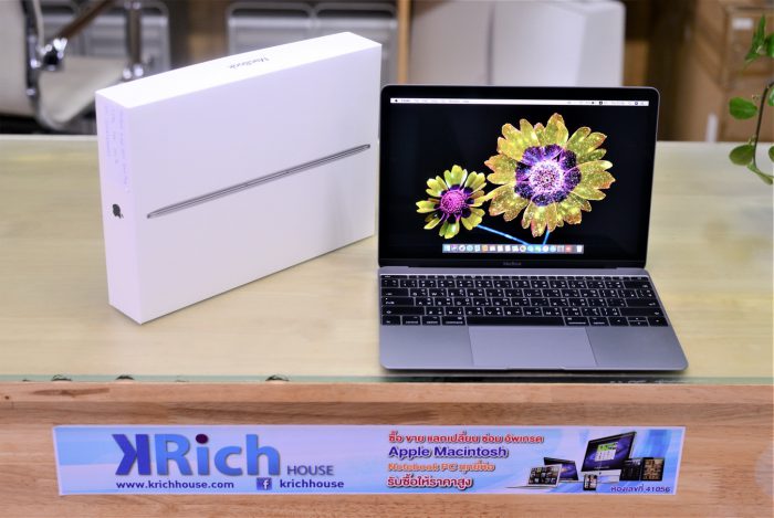 MacBook Retina 12-inch 2017 ( SPG ) / Core M3 1.2GHz RAM 8GB SSD 256GB Intel HD 615 (1.5GB) /Full Box *Warranty 26-11-2019