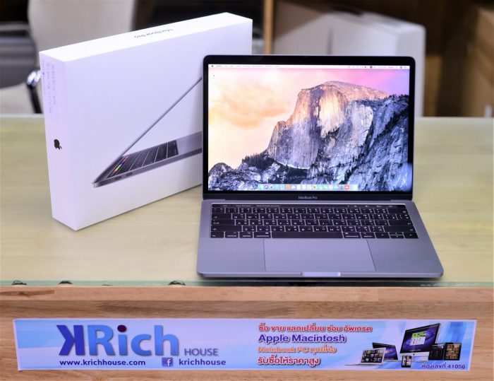 MacBook Pro 13-inch 2018 Touch Bar (SPG) / Quad-Core i5 2.3GHz. RAM 8GB SSD 256GB Iris Plus 655 (1.5GB) / Box*Warranty 17-05-2020