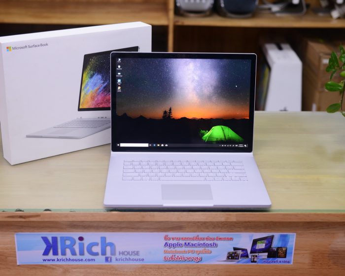 Surface Book 2 (15-inch) – Touch Screen / Quad-Core i7-8650U RAM 16GB SSD 256GB GTX 1060 Full Box + Microsoft Docking