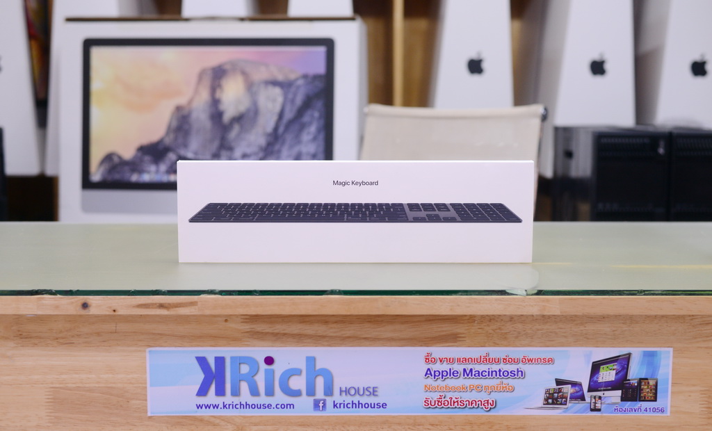 Magic Keyboard with Numeric Keypad / Key - Thai / Space Gray / FullBox / Wrt. 20-6-2020