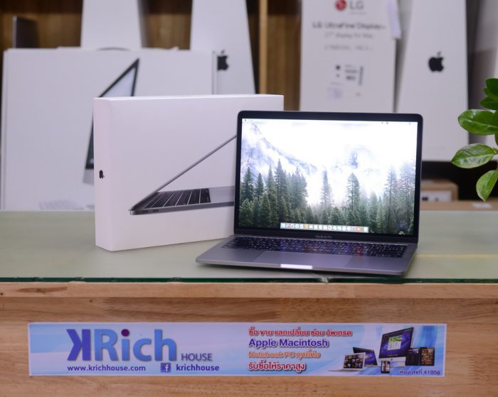 MacBook Pro Retina 13-inch Core i5 2.3GHz. Ram 8GB. SSD 256GB. Space Gray 2017. ( Non Touch Bar ) Full Box