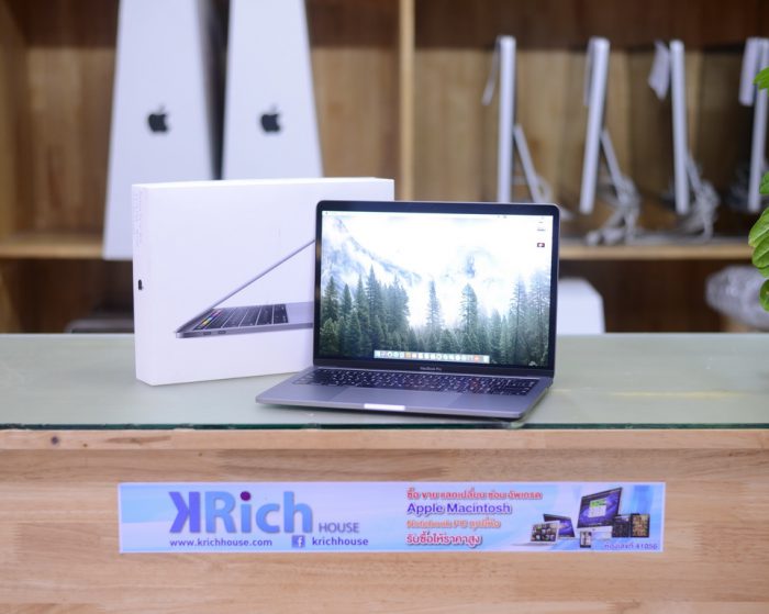 MacBook Pro 13-inch 4-Core i5 2.4GHz. RAM 8GB. SSD 256GB. 2019. Touch Bar ( Space Grey ) Apple Warranty 19-11-2020