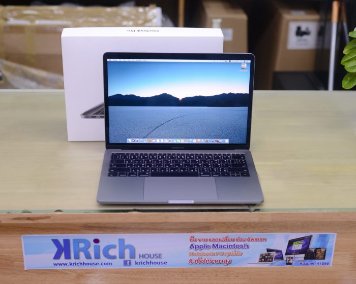 MacBook Pro 13-inch 2017 (Space Grey) Core i5 / 2.3GHz RAM 8GB SSD 128GB Iris Plus 640 (1.5GB) / Box ประกันศูนย์ถึง 4-5-2020