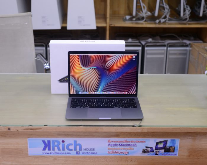 MacBook Pro 13-inch 2019 -Touch Bar (SPG) / Quad-Core i5 1.4GHz RAM 8GB SSD 128GB Iris Plus 645 (1.5GB / Full Box / Warranty 10-01-2021 * เครื่องนอก US Keyboard