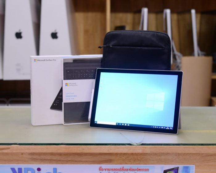 Microsoft Surface Pro 5 Intel Core i5-7300U 2.60GHz. Ram 4GB. SSD 128GB. Full Box+Type Cover+Pen+Softcase
