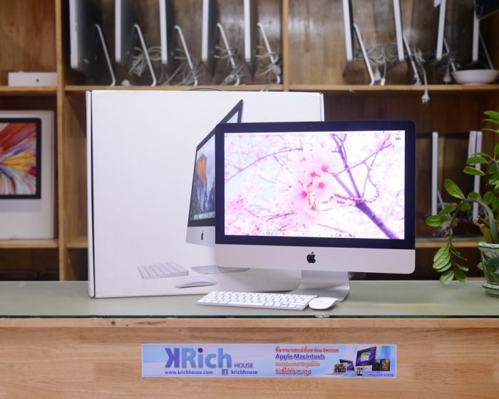 iMac 21.5-inch Quad-Core i5 2.7GHz. RAM 8GB. SSD 500GB. VGA Intel Iris Pro. Late 2013. Full Box