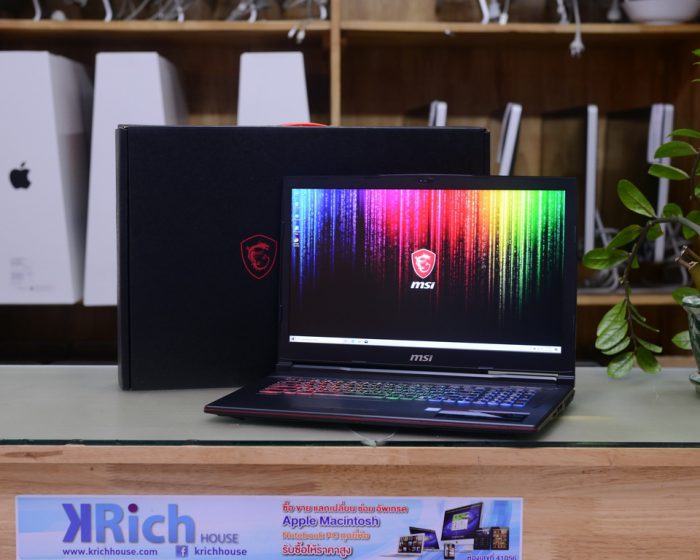 MSI GP73 8RE-647TH Leopard Intel 6-Core i7-8750H 2.20GHz. Ram 16GB. SSD 128GB. + HDD 1TB. VGA GTX 1060. Full Box Msi Warranty 30-01-2021
