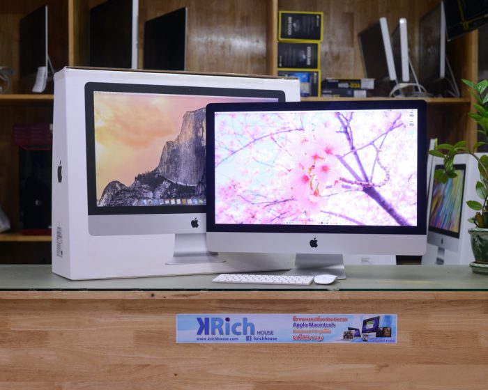 iMac 27-inch 5K i5 3.5GHz. RAM 16GB. HDD 1TB+SSD 128GB Fusion Drive Late 2014. TOP MODEL Full Box
