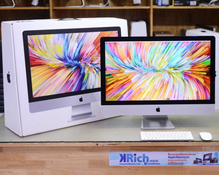 iMac 27-inch Retina 5K 2017 / i5 3.4GHz RAM 8GB Fusion Drive 1.03TB Pro 570 (4GB) / Full Box