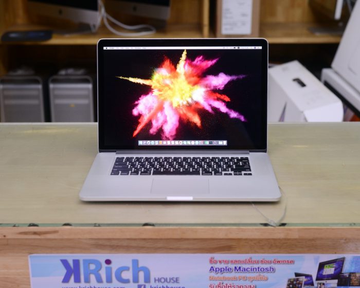 MacBook Pro Retina 15-inch Quad-Core i7 2.2GHz. RAM 16 GB. SSD 256 GB. Mid 2015./ Intel Iris Pro 1536MB​