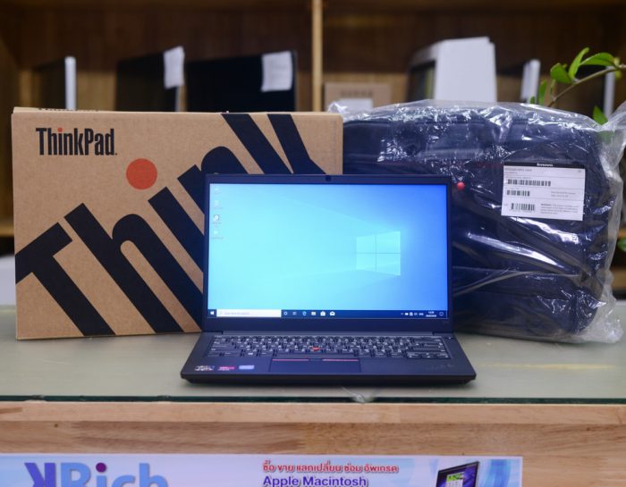 Lenovo ThinkPad E14 Gen 2 AMD Ryzen 5 4500U 2.38GHz Ram 8GB SSD 256GB สภาพสวยๆ Warranty Lenovo 25 / 08 / 2021