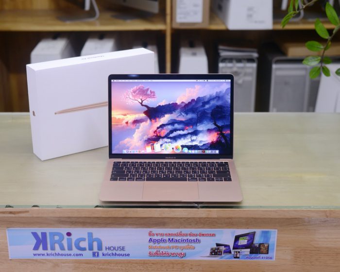 MacBook Air 13” 2019 (Gold) / Core i5 1.6GHz RAM 8GB SSD 128GB Intel UHD 617 (1.5GB) / Full Box * Apple Warranty 06-08-2021