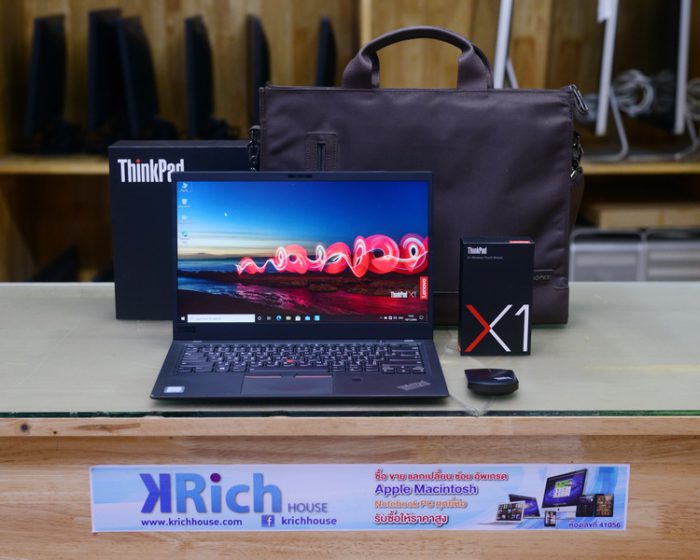 Lenovo X1 Carbon 6th Gen Core i7-8550U 1.8GHz. RAM 16GB SSD 512GB/ Box + Bag + Mouse * Lenovo On-Site Warranty 27-03-2022
