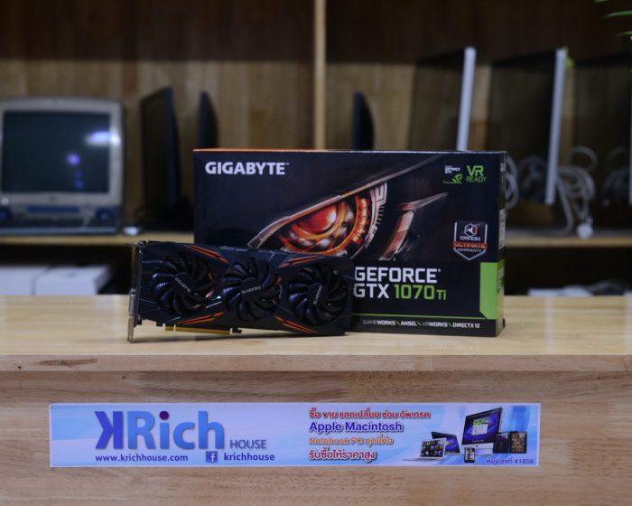 GIGABYTE GeForce GTX 1070 Ti Gaming 8G Full Box Strek Warranty 03-08-2021