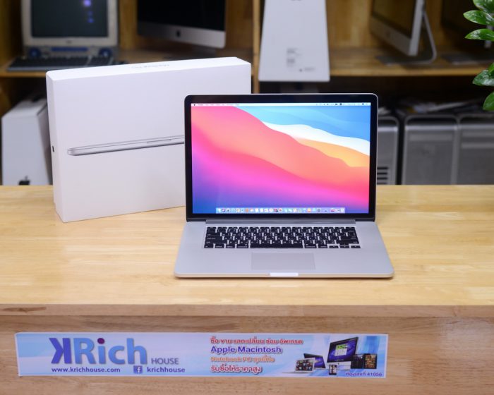 MacBook Pro Retina 15-inch Quad-Core i7 2.2GHz. RAM 16GB. SSD 256GB. Mid 2014. Full Box