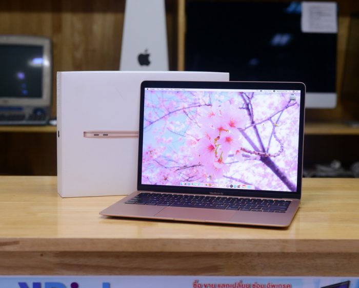 MacBook Air 13-inch Core i3 1.1GHz. RAM 8GB. SSD 256GB. 2020. ( Gold ) Full Box Apple Warranty 31-07-2021 ( Keyboard English )