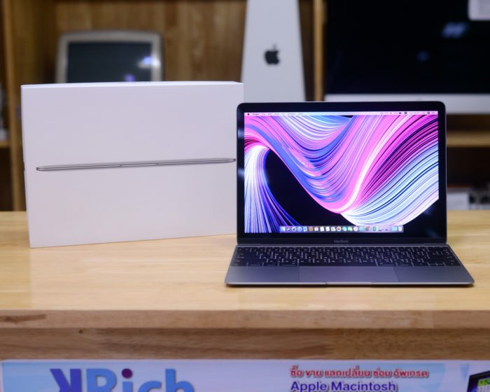 MacBook (Retina 12-inch) 2017 Core m3 1.2GHz Ram 8GB SSD 256GB Space Grey Full Box