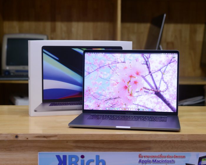 MacBook Pro Retina 16-inch 6-Core i7 2.6GHz. RAM 16GB. SSD 512GB. Touch Bar ( Space Grey ) Full Box