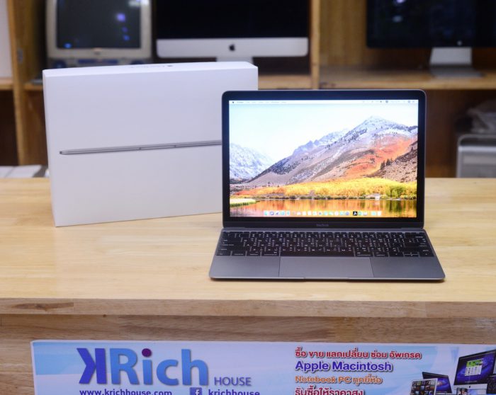 MacBook (Retina 12-inch Early 2016 Space Gray) Core m5 1.2GHz Ram 8GB SSD 512GB / Full Box