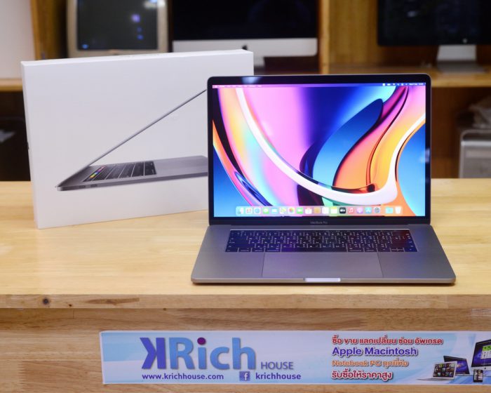 MacBook Pro Retina 15-inch 2019 8‑Core i9 2.3GHz RAM 16GB SSD 512GB (Space Grey) AMD Radeon Pro 560X Full Box / Apple Warranty 23/05/2021