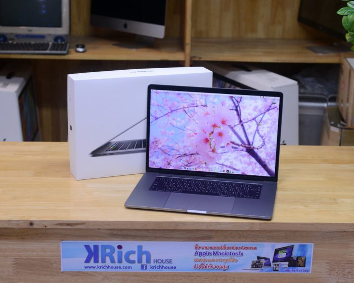 MacBook Pro Retina 15-inch Quad-Core i7 2.6GHz. Ram 16GB. SSD 256GB. Touch Bar 2016. ( Space Gray ) Full Box