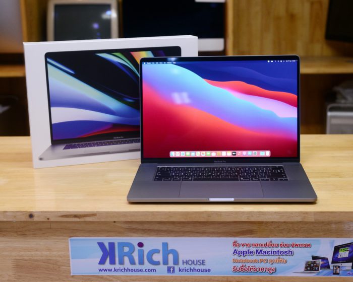 MacBook Pro (Retina 16-inch 2019) 6‑Core i7 2.6GHz RAM 16GB SSD 512GB (Space Grey) / AMD Radeon Pro 5300M Full Box