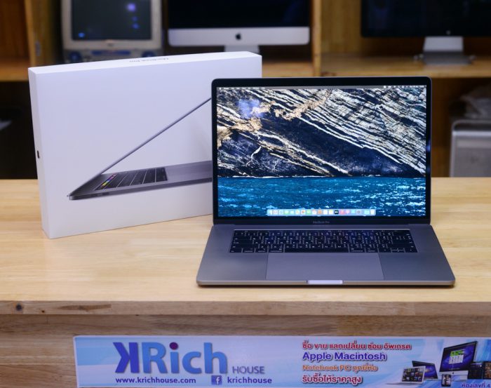 MacBook Pro (Retina 15-inch 2018) 6‑Core i7 2.2GHz RAM 16GB SSD 256GB (Space Grey) / AMD Radeon Pro 555X Full Box Warranty Apple Care 15/11/2021