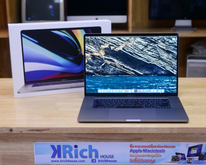 MacBook Pro (Retina 16-inch 2019) 6‑Core i7 2.6GHz RAM 16GB SSD 512GB (Space Grey) / AMD Radeon Pro 5300M Full Box