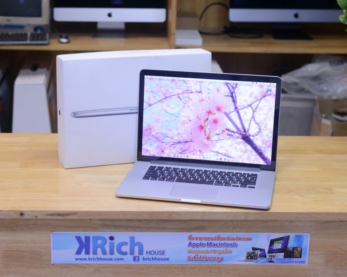 MacBook Pro Retina 15-inch 4-Core i7 2.5GHz. Ram 16GB. SSD 512GB. 2015. Top Model. Full Box. ( New Battery )