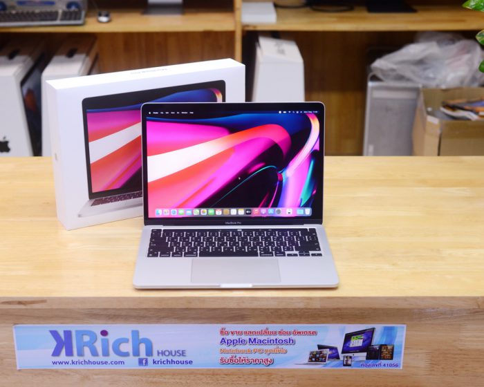 MacBook Pro 13-inch M1 2020 (Silver) 8-Core RAM 8GB SSD 256GB / Full Box * Apple warranty 27-04-2022