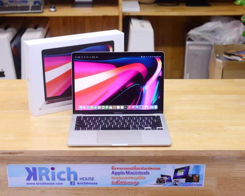 MacBook Pro 13-inch M1 2020 (Silver) 8-Core RAM 8GB SSD 256GB / Full