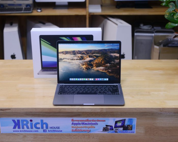 MacBook Pro 13-inch M1 2020 (Space Gray) RAM 8GB SSD 256GB / Full Box * Apple warranty 28-12-2021