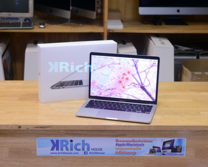 MacBook Pro 13-inch 2020. 4-Core i5 1.4GHz. RAM 8GB. SSD 256GB. ( Silver ) Full Box AppleCare+ Warranty 22-05-2023