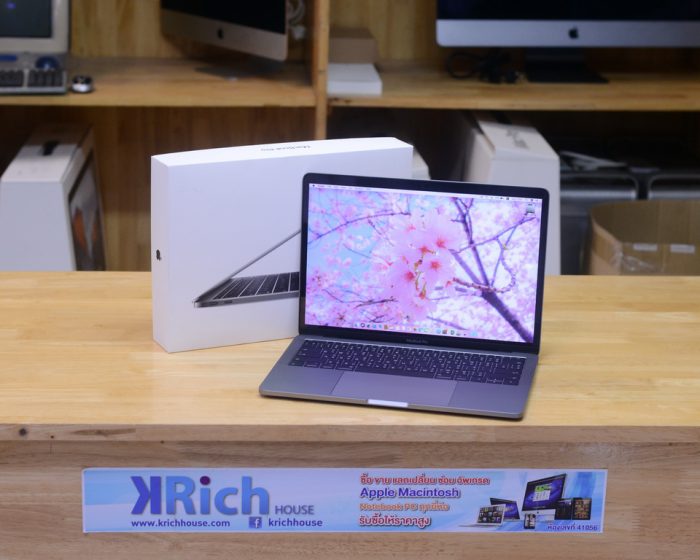 MacBook Pro Retina 13-inch Core i5 2.3GHz. Ram 8GB. SSD 256GB. Space Gray 2017. ( Non Touch Bar ) Full Box. ( New Top Case + New Keyboard + New Battery )