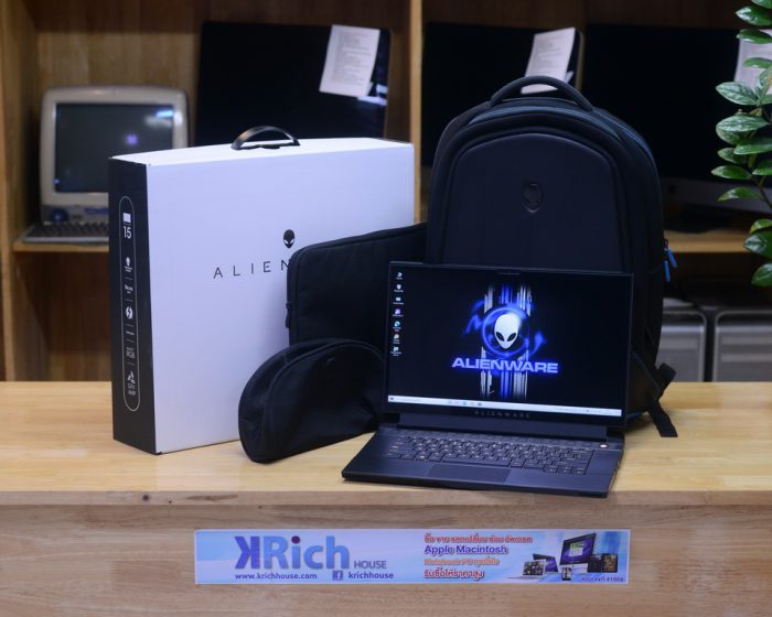 Dell Alienware M15 R3 6-Core i7-10750H 2.60GHz. Ram 16GB. SSD 512GB+SSD 256B. RTX 2070. ( Refresh Rate 144Hz. ) Full Box+Bag Warranty 25-09-2022