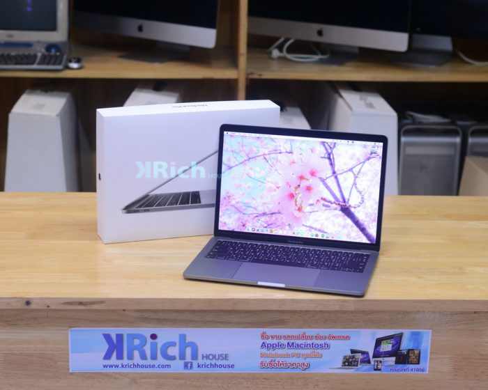 MacBook Pro 13-inch. 2017. Core i5 2.3GHz. Ram 8GB. SSD 128GB. Space Gray ( Non Touch Bar ) Full Box. ( New Display + New Top Case + New Keyboard + New Battery )