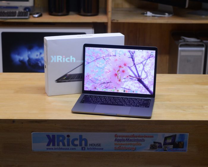 MacBook Pro Retina 13-inch 2018. 4-Core i5 2.3GHz. Ram 8GB. SSD 512GB. ( Space Gray ) Full Box Apple Care Warranty 14-10-2021 ( New Display )