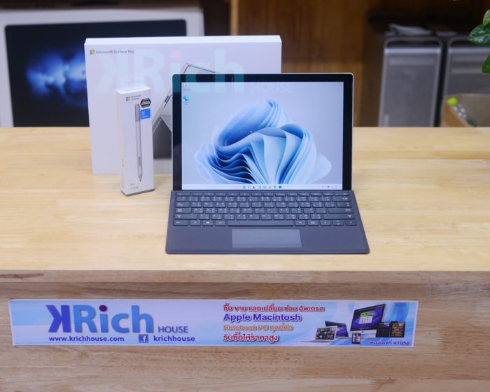 Microsoft Surface Pro 6 Intel Core i5-8250U 1.60GHz RAM 8 GB SSD 128 GB Full Box + Surface Pen + Type Cover Keyboard